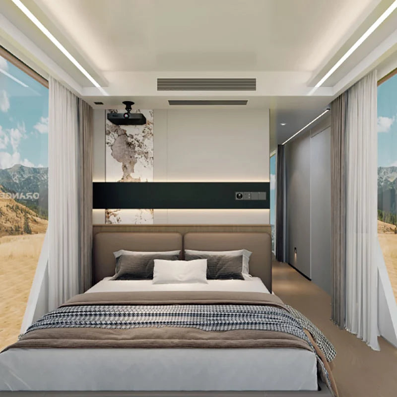 Space Capsule Home Summer Houses Modular Prefabricated Houses Luxury Earthquake Resistant Eco-Friendliness Thermal Insulation