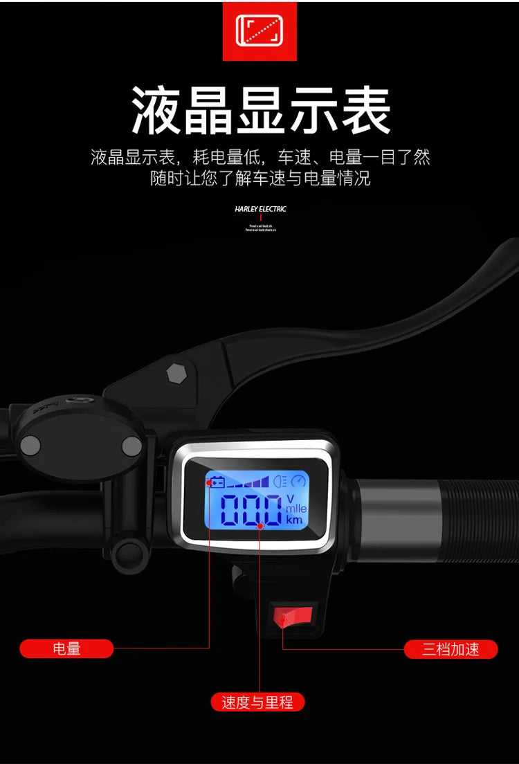 electric car two-wheel skateboard parent-child non-folding bicycle wide tire