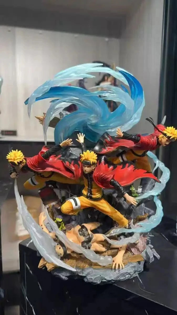 30cm Anime Peripherals Figure Uzumaki Naruto Can Glow Anime Model Collect Pvc Desktop Ornament Decorations Children Toys Gift