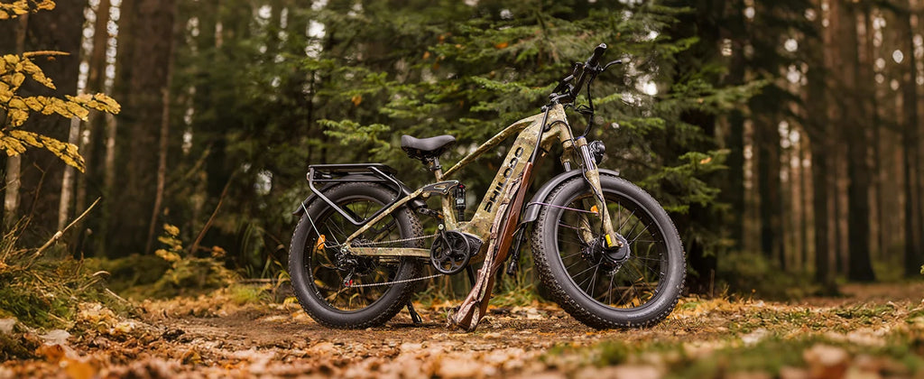 Electric Bike for Adults, 5000 Dual Motor E-Bike, 60V 32AH Long Range Dirt Bike, Fat Tire Hunting Ebike for All Terrain, Full Su