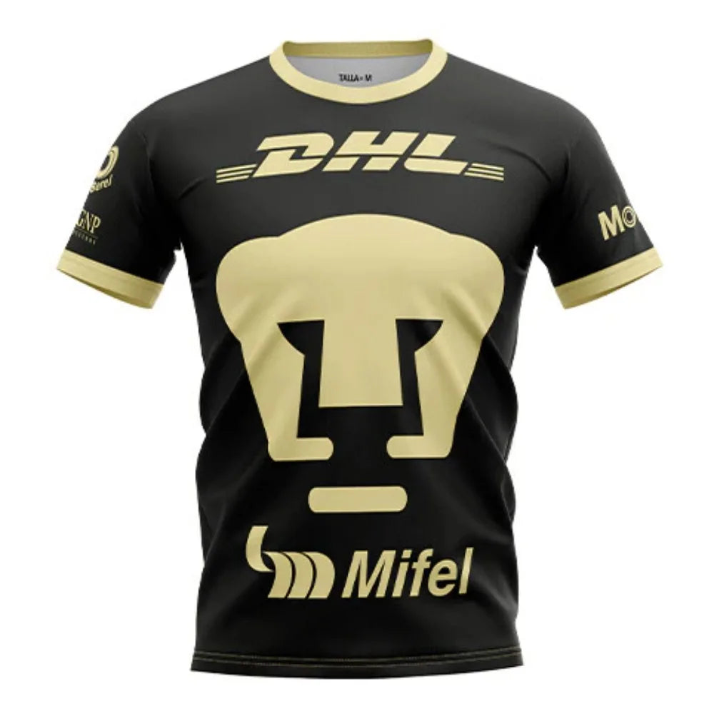 Trendy Design Football Jersey Unam Home And Away 2024_25 Jersey Men Women Clothes Breathable Quick-Drying Oversized T Shirts