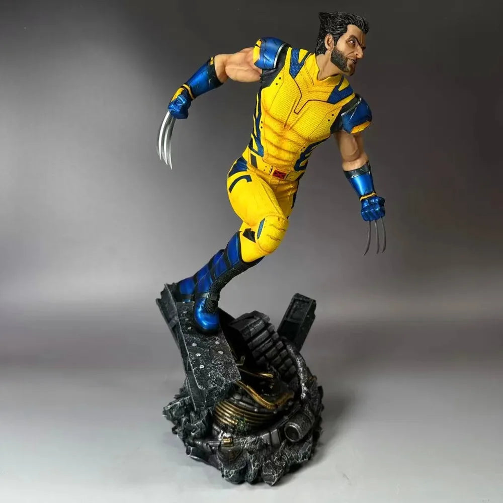 50cm New Anime Figure Wolverine Peripheral Resin Model Scene Collect Statue Desktop Decoration Ornaments Birthday Gifts Toys