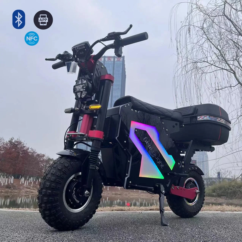 72V 60-300KM Long Range Electric Scooter Adults 12000W 15000W 10000W 8000W E Scooter Dual Motor 13/14 Inch Street Off Road Tire