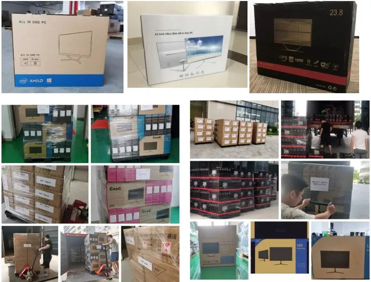 factory price 24 inch core i3 i5 i7 i9 CPU generation gaming pc full setup all in one computadora all-in-one computers with OEM