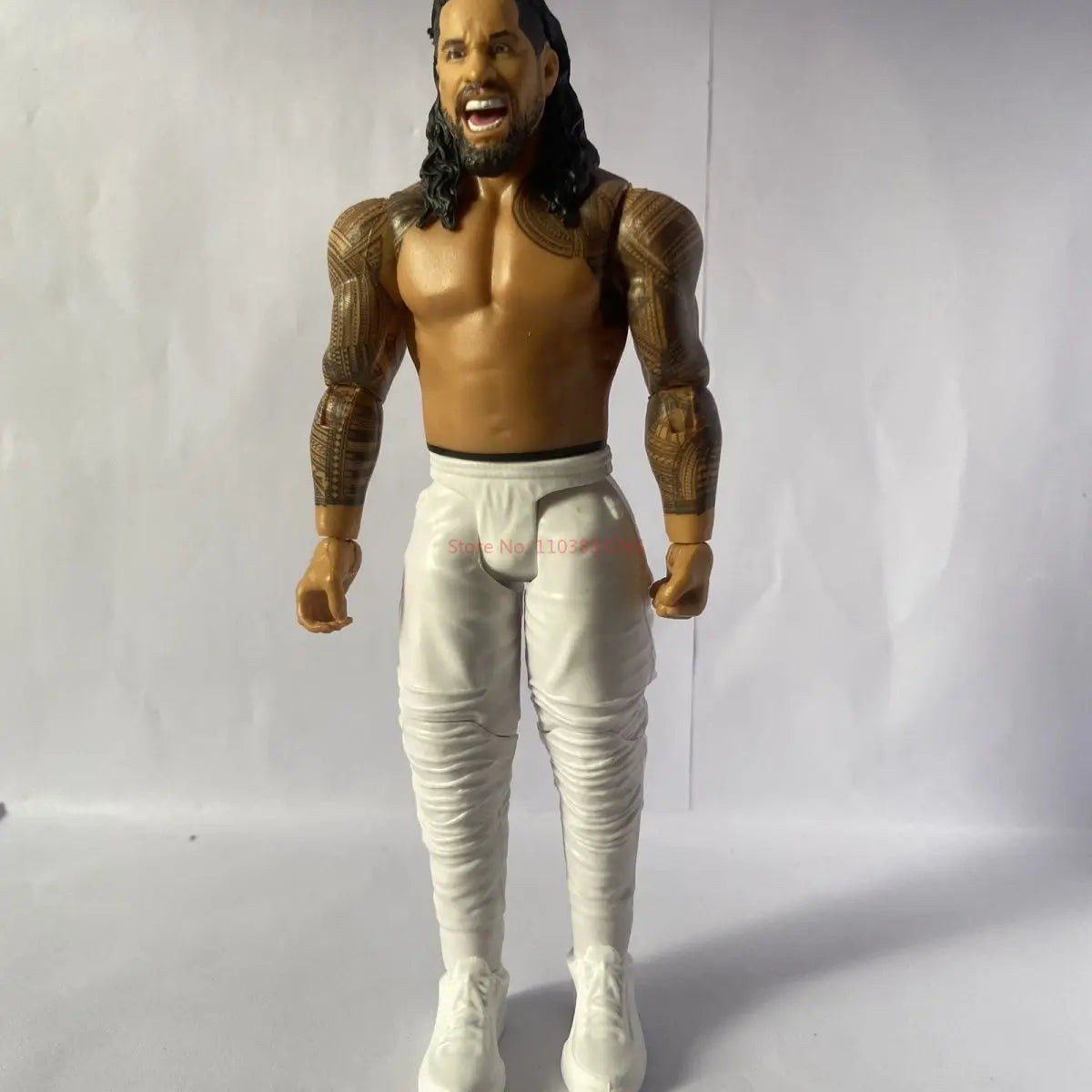 2024 New Hot WWE Figure 16cm Pvc Statue Jimmy Jey Uso The Usso Brothers Fighting Challenge Arena Worlds Wrestling Gladiator Toys