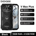 DOOGEE V Max Plus Rugged Phone 6.58" Display Dimensity 7050 Telephone Portable 36GB+512GB 22000mAh 200MP Smartphone Android 14