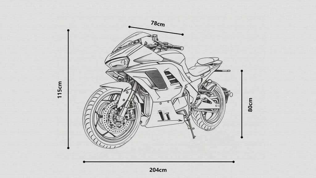 Strovan Motorcycle Unique Design Aluminum Flat Fork Top Speed 140km/h Hot Sell Electric Motorcycle Scooter Bike