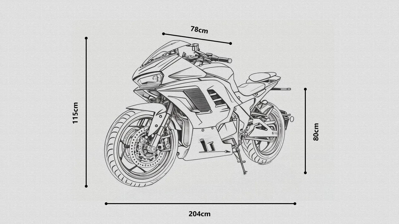 Strovan Motorcycle Unique Design Aluminum Flat Fork Top Speed 140km/h Hot Sell Electric Motorcycle Scooter Bike