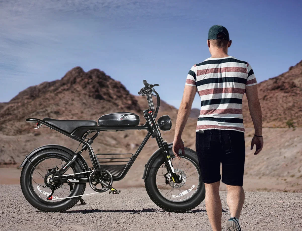 SAMEBIKE M20-II E-Bike 1200W 48V16+16AH Battery 20*4 Fat Inch  Tires Electric Bike  Adult All-Terrain Electric Bicycle