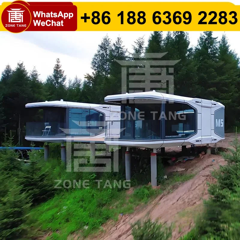 Leak Proof Luxury Prefabricated House Hot Insulation CE Approved High Quality Prefab Capsule House Space Capsule Home Modular
