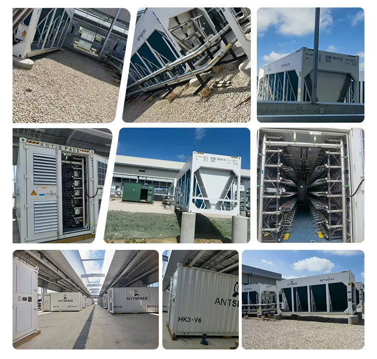 Antminer 4/6/9/12/15/28 Position Water Cooling Cabinet Hyd Machine Liquid Cooling Full Set of Dry Cooling