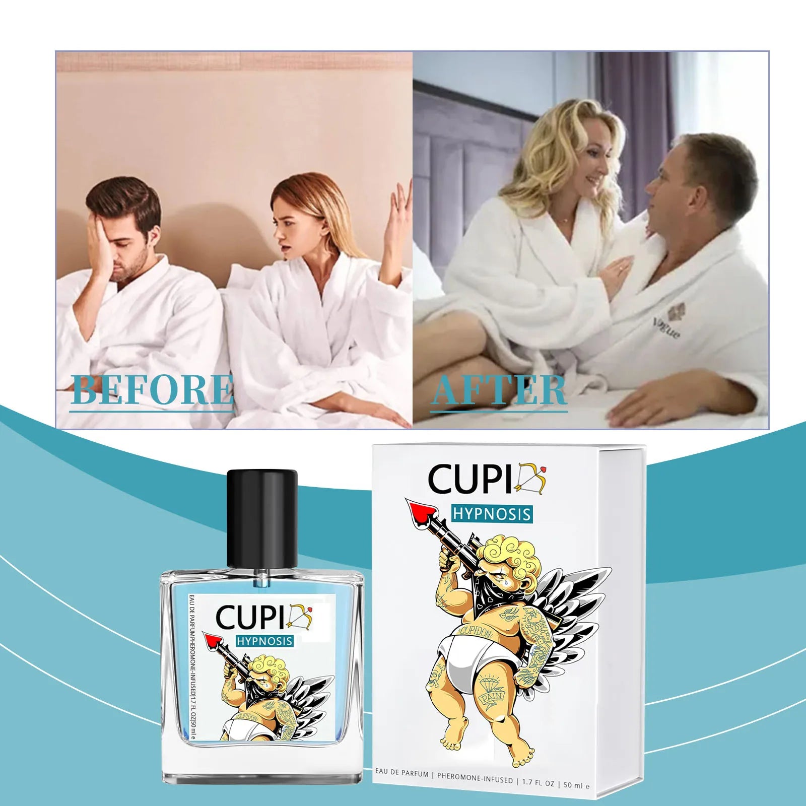 10/50ML Cupid Pheromone Hypnosis Perfume Original Long Lasting Pheromone perfume world perfume women perfumes man perfumes