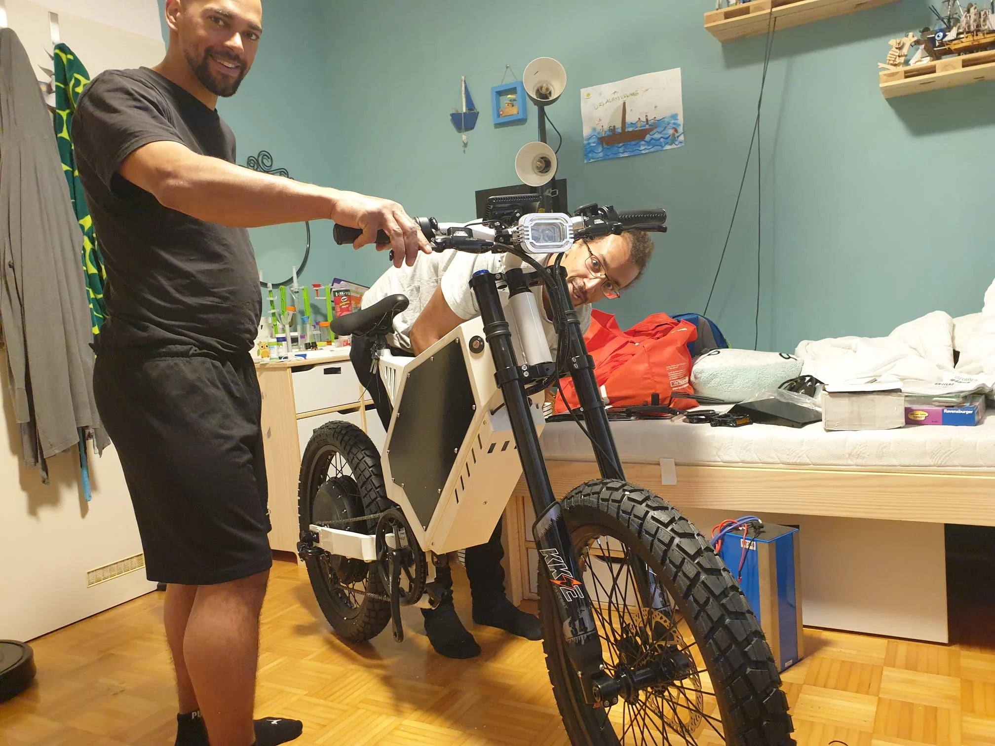 Modification bike bag java road bike delivery bike