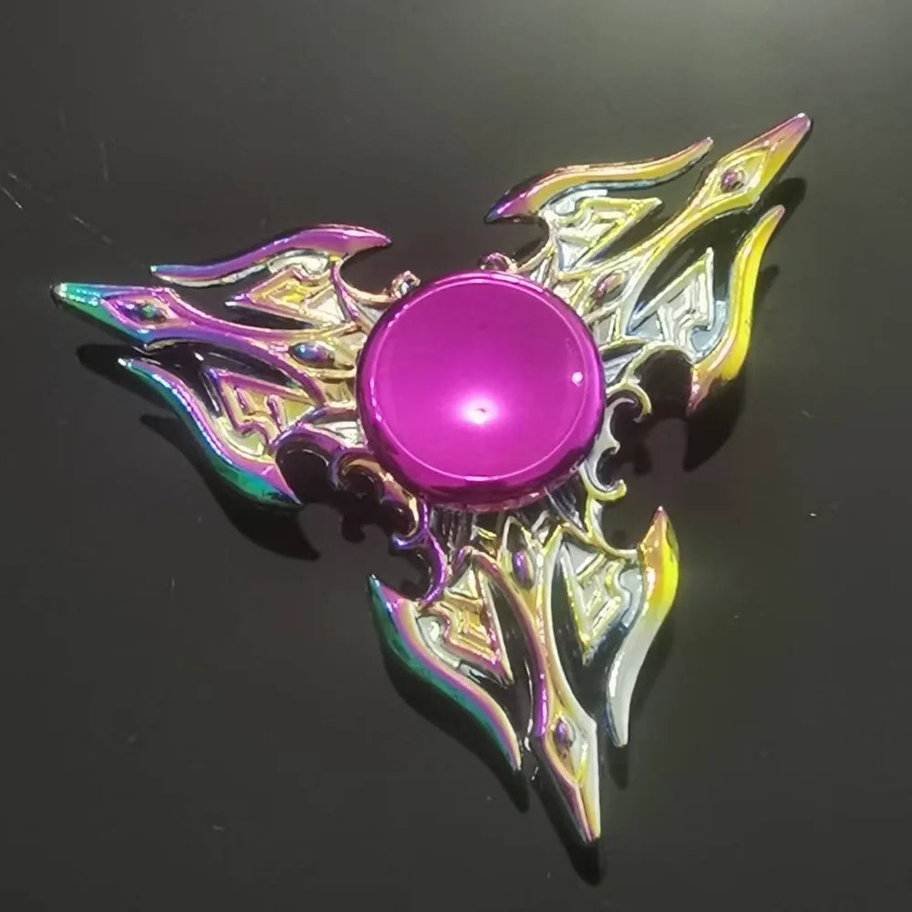New Style Colorful Alloy Fidget Spinner Gradient Color R188 Mute Bearing EDC Metal Hand Spinner Adult Stress Relief  Fidget Toys
