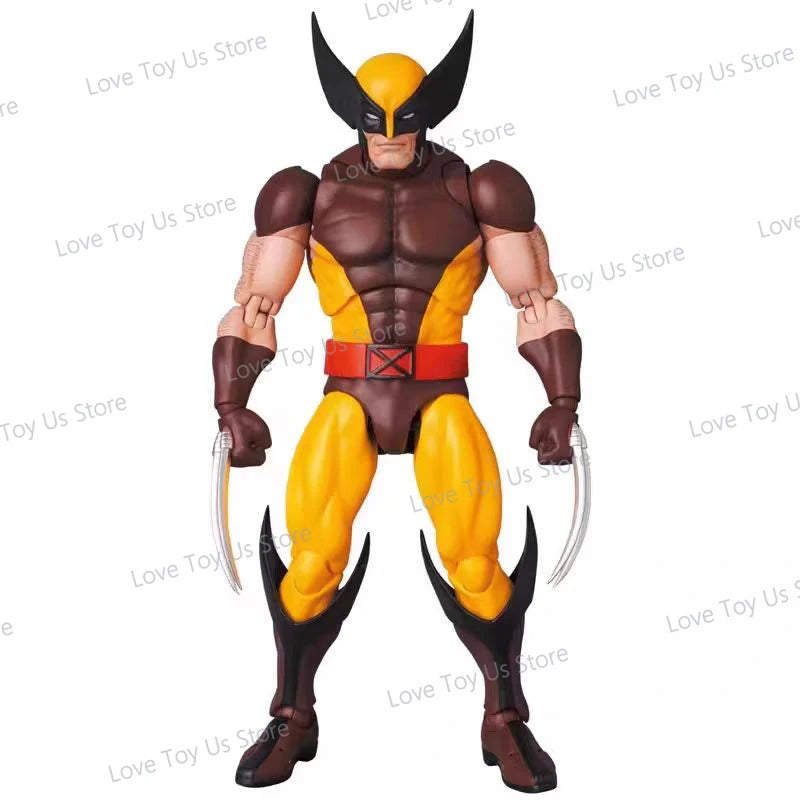 Original Ct Toys Wolverine Action Figure Deadpool Mafex 096 Figure Mafex 138 X Men Comic Version Figurine Collection Model Toys