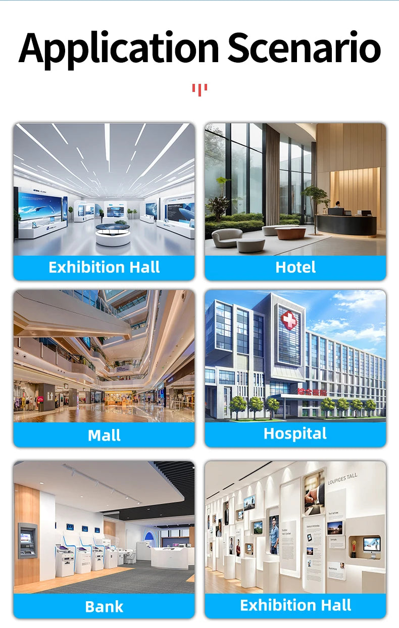 Intelligent artificial intelligence delivery humanoid commercial robot welcome greetings reception