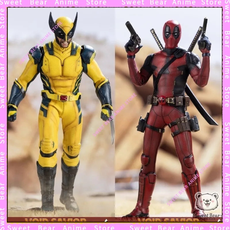 In Stock Thunder Toys Deadpool Wolverine Two Pack TD20232 1/12 Action Figure Anime Model Trendy Toys Desktop Doll Collectibles