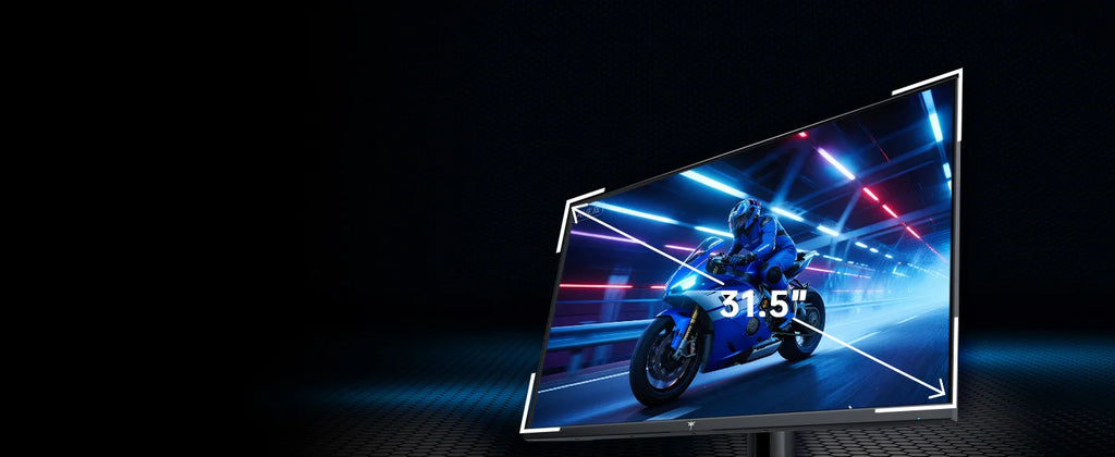 32 Inch 4K Gaming Monitor, 165Hz UHD (3840x2160P) Fast IPS Screen, 1ms (MPRT), Adaptive Sync, 3000:1 Contras