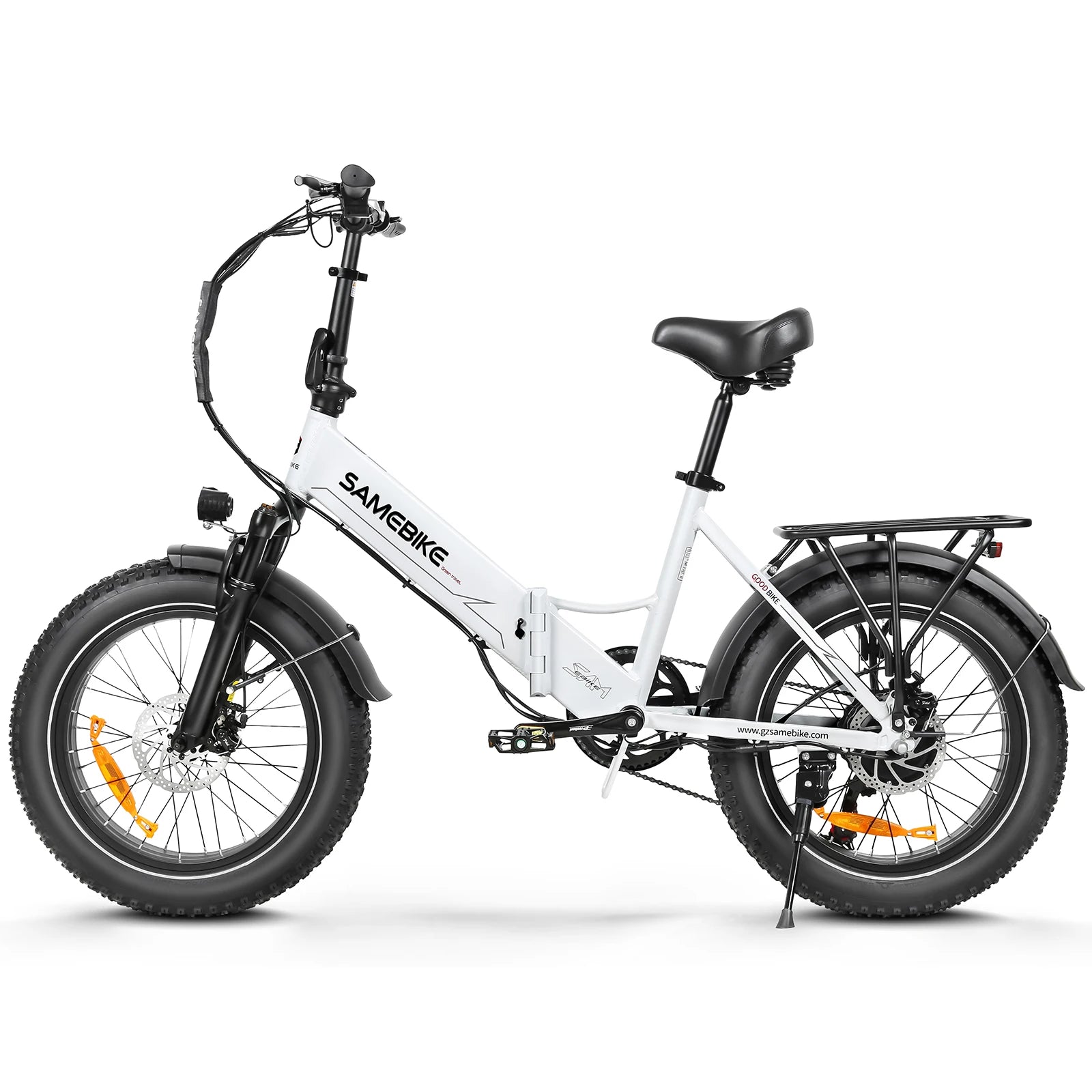 SAMEBIKE LOTDM200-II NFC Smart Key Electric Bicycle 750W 48V13AH Folding Electric Bike 20*4.0 Inch Fat Tire Mountain E-Bike