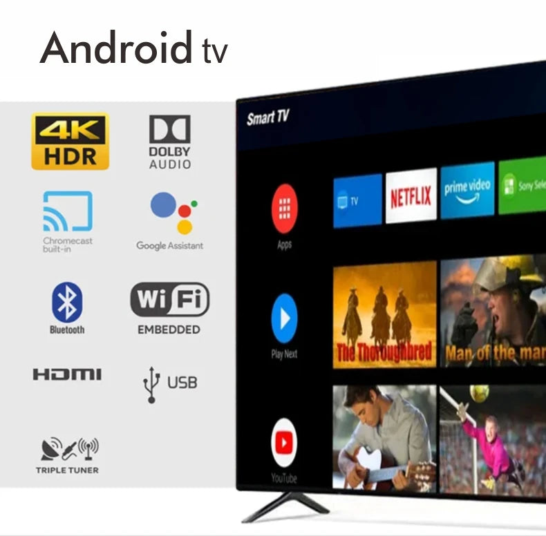 85 Inch Big Screen Television Smart Android TV With LED Backlight Custom OEM Flat Screen For Hotels 4K HD Definition TV