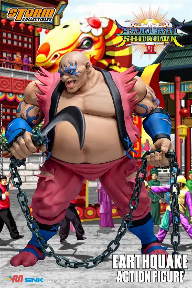 In Stock Storm Toys Samurai Shodown VI EARTHQUAKE SNSS05 Model Anime Toy Figure Collection