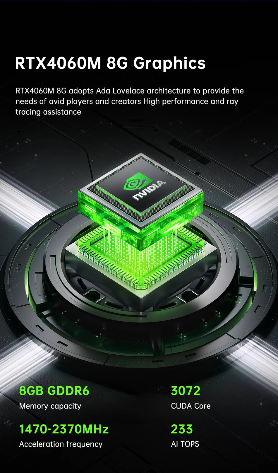 Mini Gaming Pc Core I9-12900F Gaming Mini Pc RTX4060M 8G Discrete Graphic Dual Ddr5 M.2 Nvme Computer Barebone 8K With LED