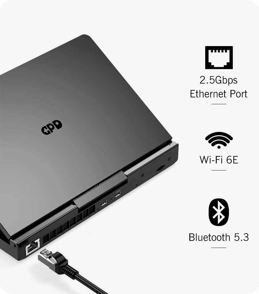 Hot Original GPD Pocket 4 8.8-inch AMD AI 9 HX 370 64GB RAM Portable Mini PC 2TB NVMe flipped 180° Laptop Computer for business