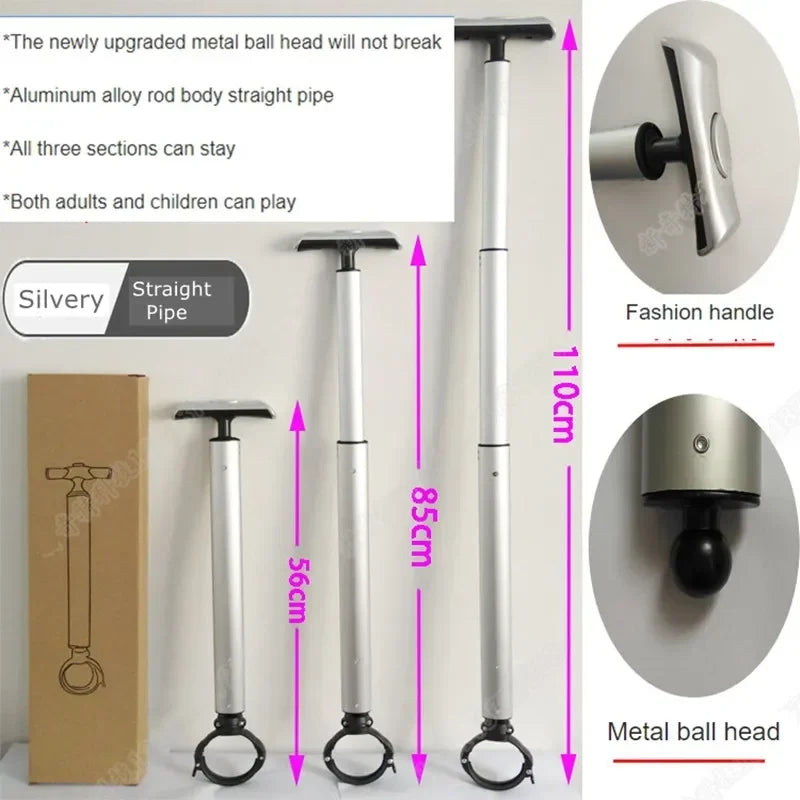 Aluminum Alloy Telescopic Scooter Balance Handlebars 2-Wheels Self-Balancing Scooter Safety Control Strut Stent For 6.5-10 inch