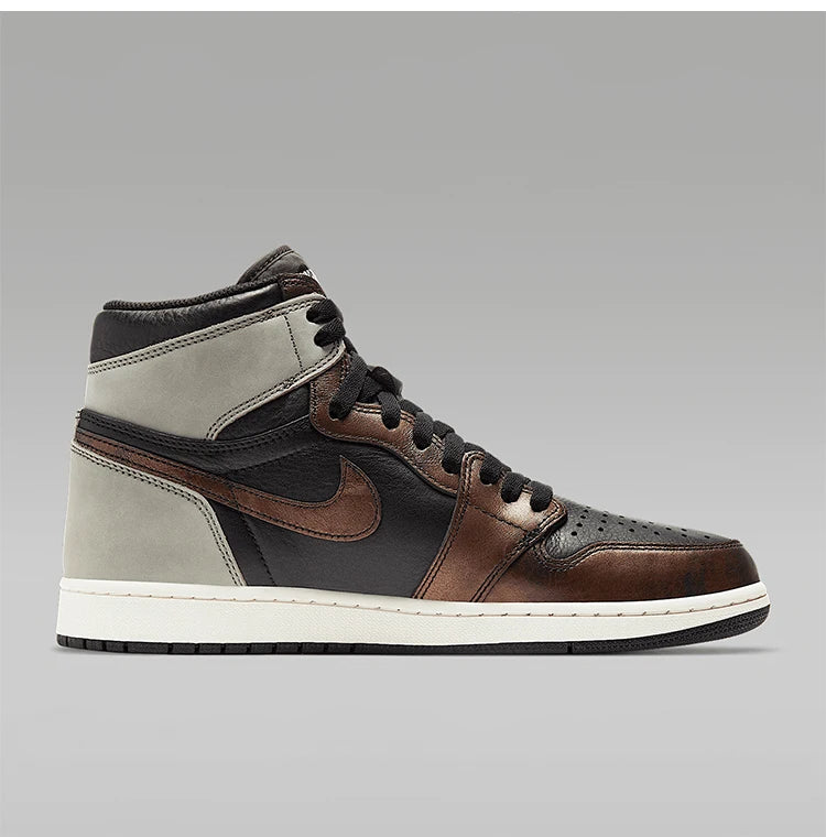 Nike Authentic AIR JORDAN 1 Men's High-Top Basketball Shoes 555088-033