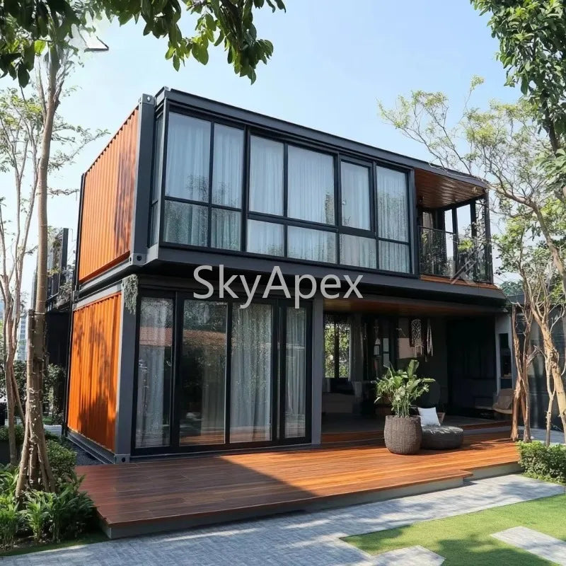 Customizable  High Quality  20Ft Prefabricated Expandable Container House Bathroom Kitchen Prefab Villa Portable Home Waterproof