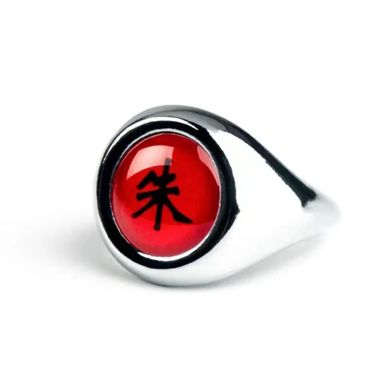 10pcs Bandai Naruto Akatsuki Rings Anime Itachi Figure Cosplay Action Accessory Jewerly Cool Boys Children Kids Toys Gifts