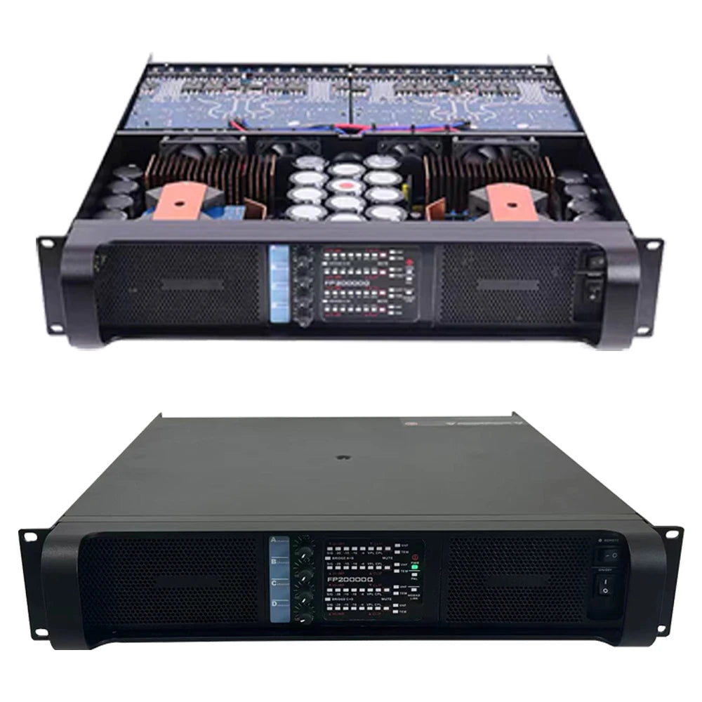 FP20000Q 4x7000W Professional Power Amplifier 4 Channels Audio DJ Subwoofer Preamplifier Class TD Line Array Speaker Amplifier