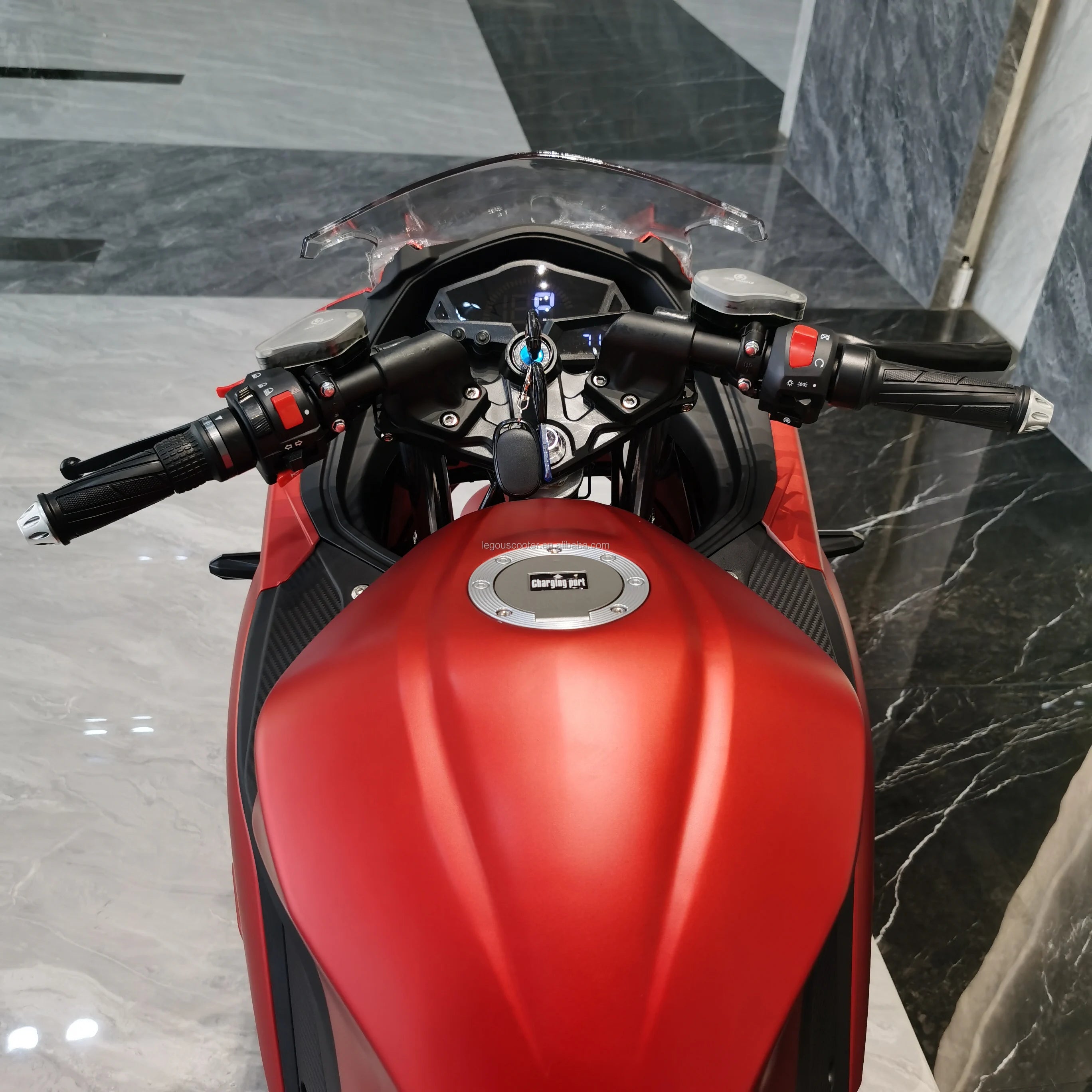 Motorcycle Large Power 4000W And 72v 120Ah Racing Sport Electric Motorcycle For Adults