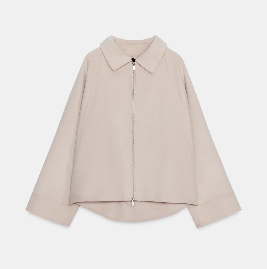 Women Woolen Jacket 2025 Autumn Winter Lapel Long Sleeve Women's Coat Zipper Loose Female Casual Outerwear Retro Lady Tops ﻿