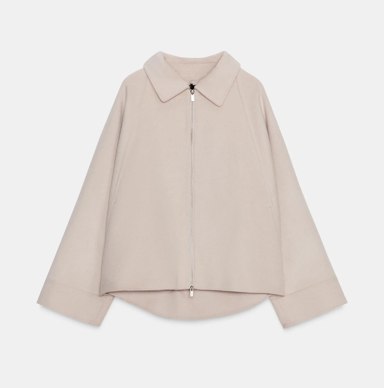 Women Woolen Jacket 2025 Autumn Winter Lapel Long Sleeve Women's Coat Zipper Loose Female Casual Outerwear Retro Lady Tops ﻿