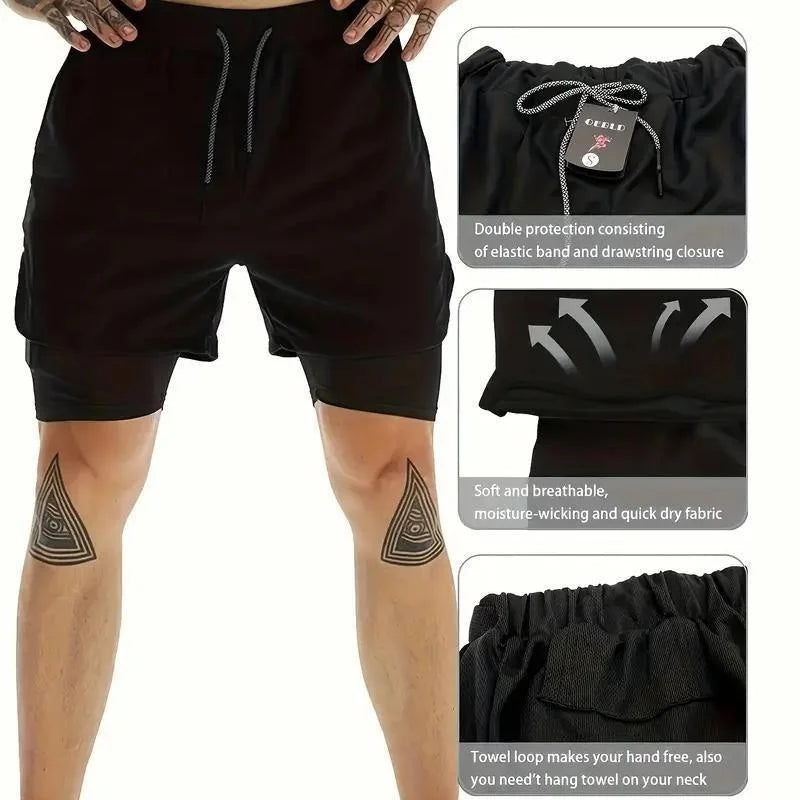 Demon Slayer Print Shorts Men's Fashion Cross-Border Ghost Slayer Patterned Summer Quick-Dry Breathable Shorts