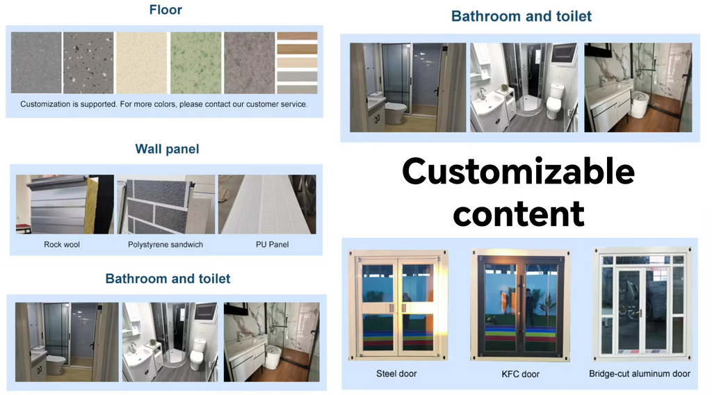 For housing and Vacation High-Quality Material Fast Installation Multi-Scene Durable Cost-Efficient Prefabricated Houses