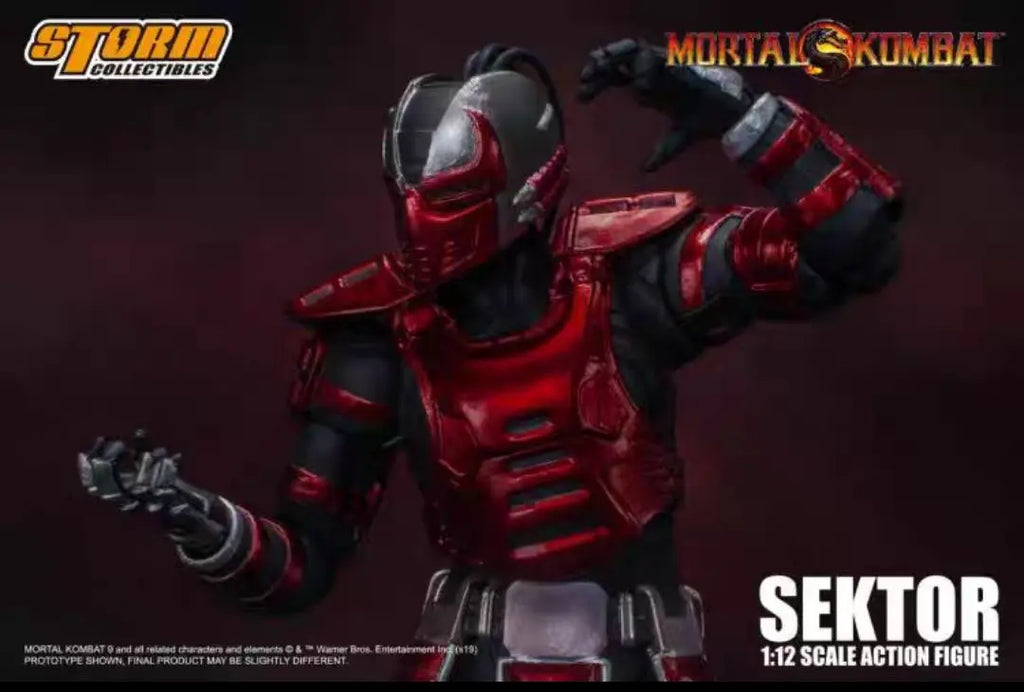 In-stock Storm Toys Mortal Kombat Cyrax 1/12 Action Figure Model Collectible Gift