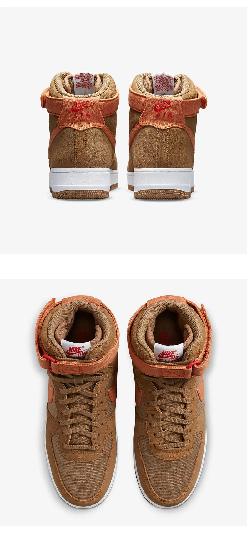 Nike genuine AIR FORCE 1 HIGH Men's High-Top Casual Sneakers DH7566-200