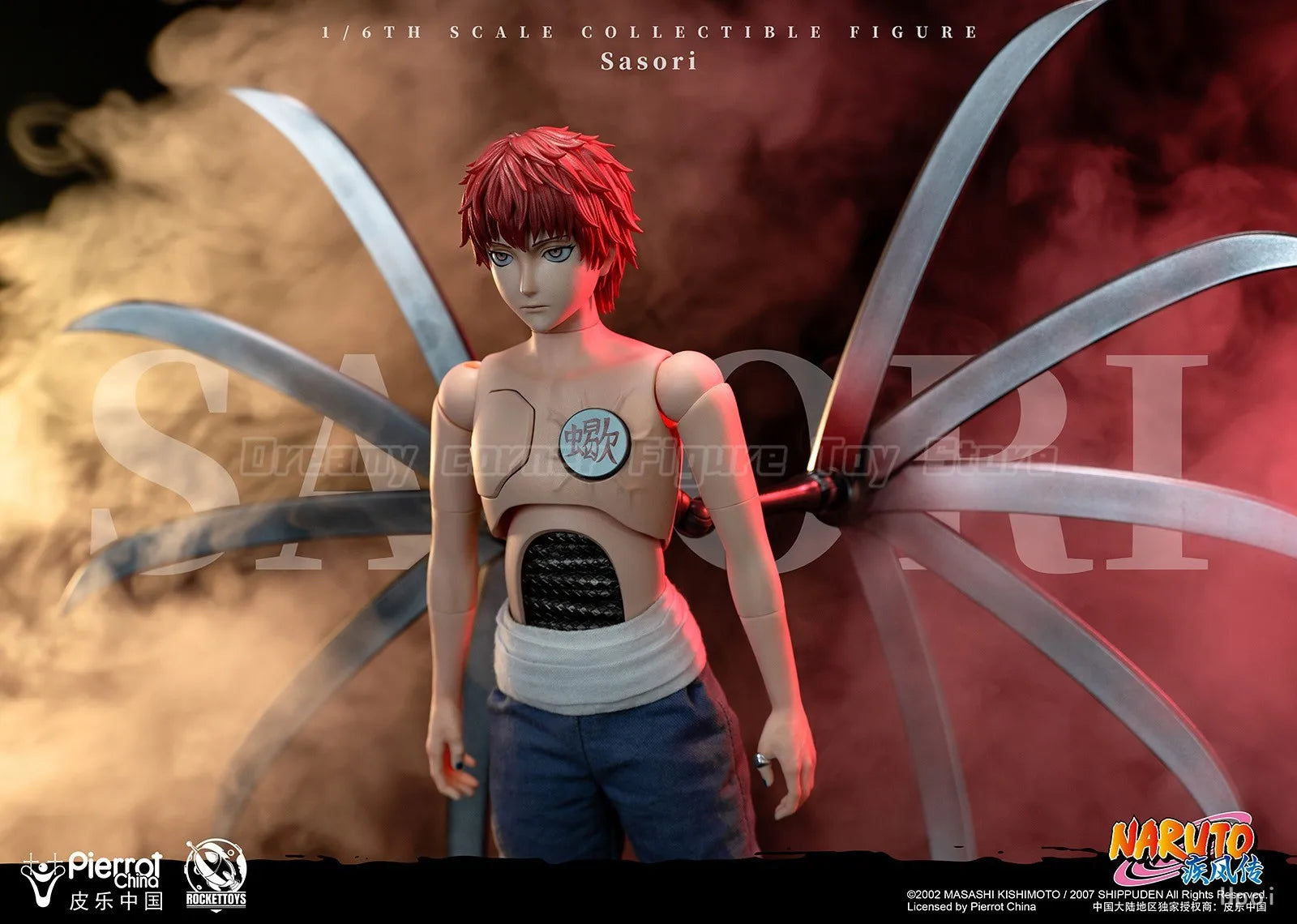 【In Stock】RocketToys ROC-010 NARUTO Sasori 1/6 Action Figure