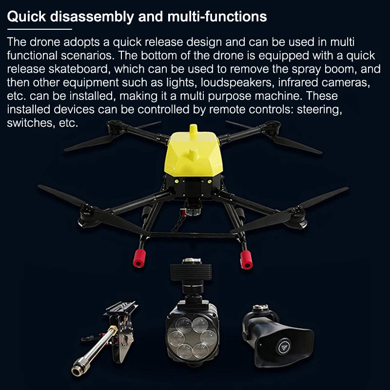 New Professional Industrial High Pressure Cleaning Drone for Home & Commercial Use on Glass Solar Panels Roofs