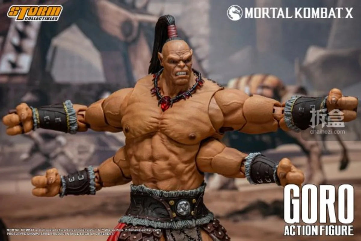 Storm Toys Genuine Mortal Kombat Series Fire Dragon Sub-Zero Motaro Lu Kang Goro Fighting Game 1/12 Action Figures Model Toys