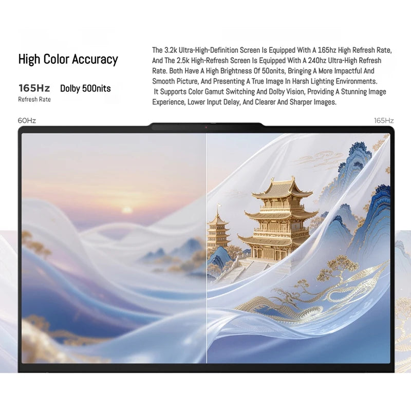 ThinkBook 16p 2025 Laptop Intel Core Ultra 9 275HX GeForce RTX 5060/5070 32GB (16+16)DDR5 1TB SSD 16" 3.2K/2.5K IPS LCD Screen
