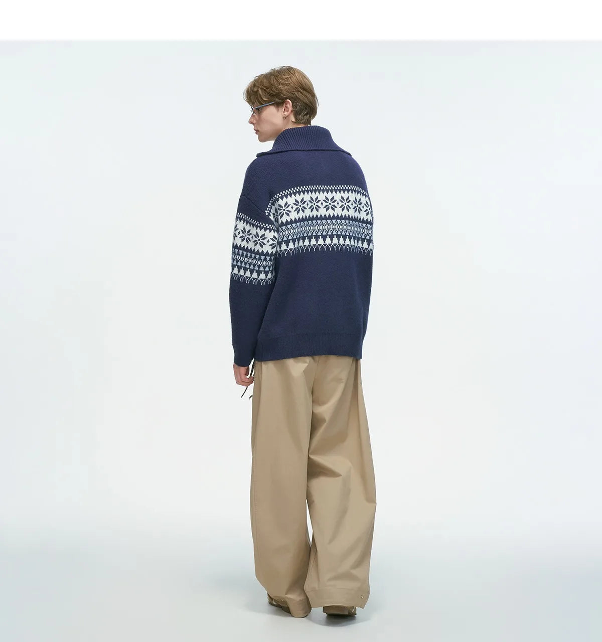 Fur Collar Pullovers Anime Mens Plaid Checkered Pattern Traditional Classic Autumn Winter Business Office School Preppy Style OL