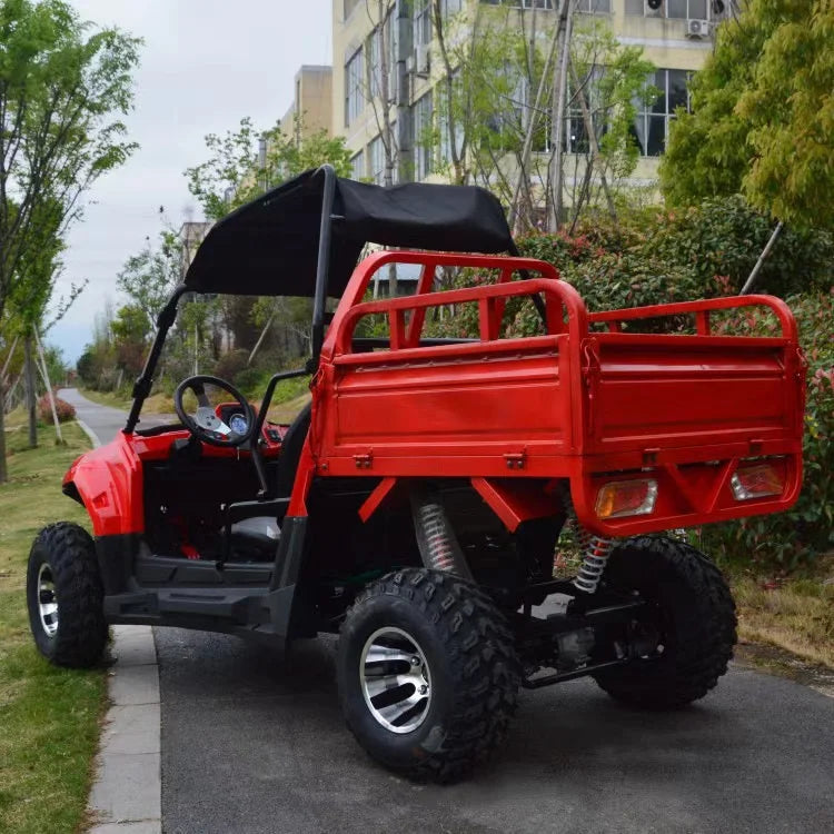 SXLL  Four-wheeled off-road all-terrain vehicle with trailer