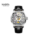 Haofa Center Tourbillon Movement Men Watches Skeleton Flying Tourbillon Mechanical Luxury watches for man  Sapphire