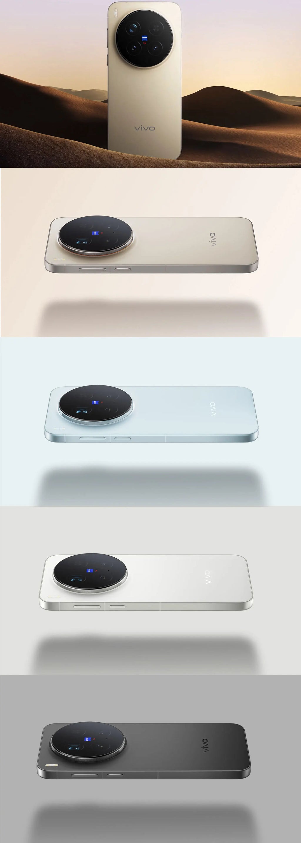 Chinese Version Vivo X300 Pro 5G Smartphone MediaTek Dimensity 9500 6.78'' 120Hz LTPO AMOLED Display 6510mAh 90W SuperCharge NFC