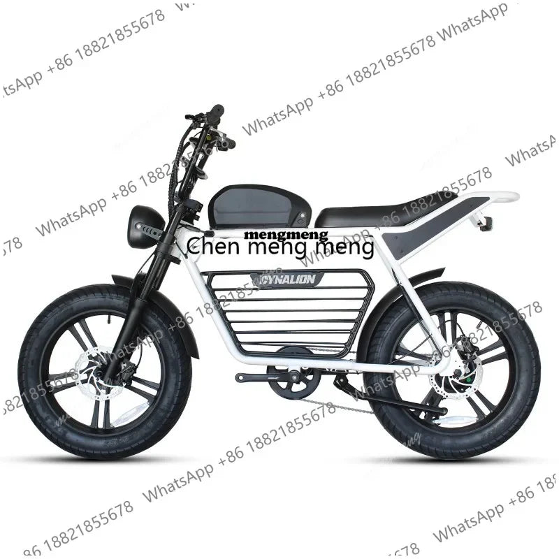 D185 Fatbike Electric Fat Tire Tyre Bike Electric Mountain Bike Front Suspension Off-road Adult E Electric Dirt Bike E-bike Dirt