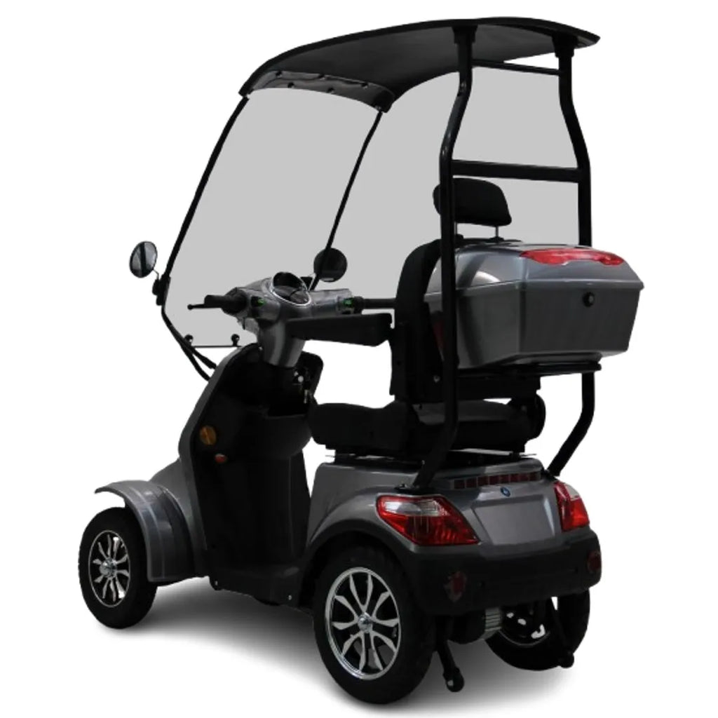 Modification Hot-selling 4-Wheel Electric Mobility Scooter with Canopy Roof Max 25km/h Long Range Outdoor Travel for Adult