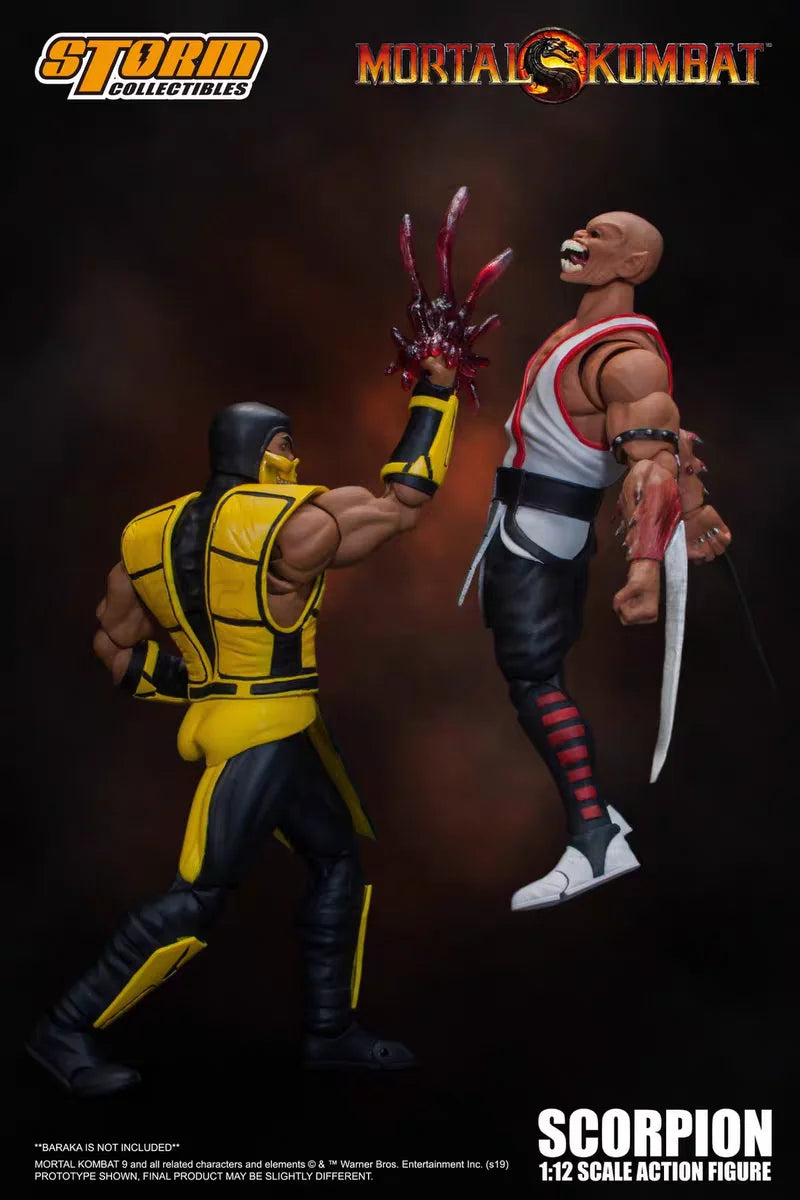 【MT】Storm Collectibles Mortal Kombat SCORPION Yellow Ninja Regular Version 1/12 Action Figure Toy Collection